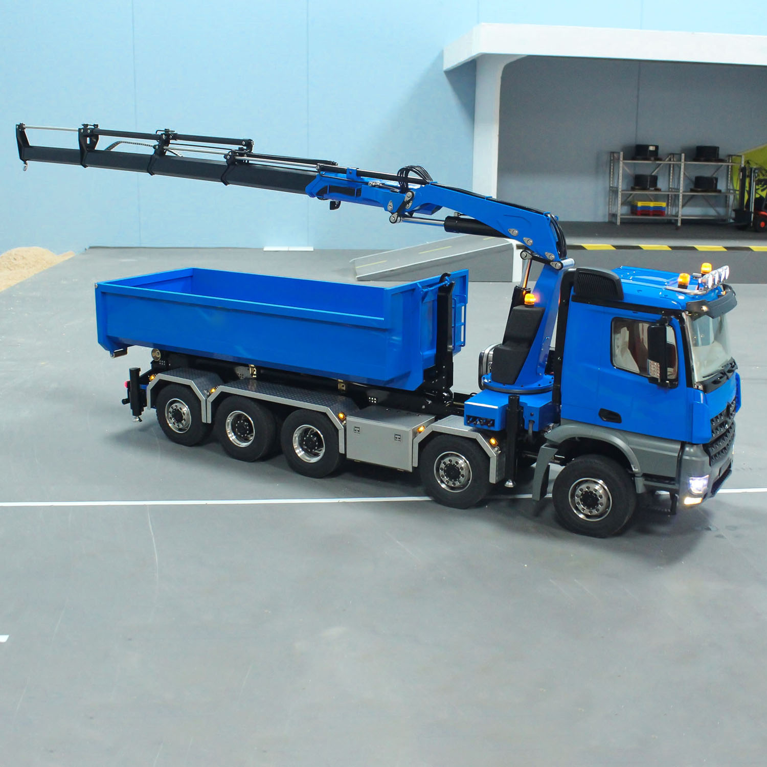 Rc Hobby Dump Truck - 10x10 RC 1/14 Hidrolik Metal Vinçli