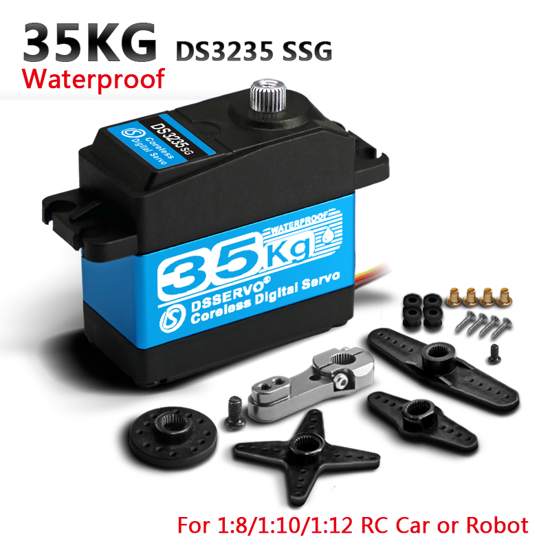 Rc Hobby Fly Store - 1X Servo 35kg Yüksek Torklu Çekirdeksiz