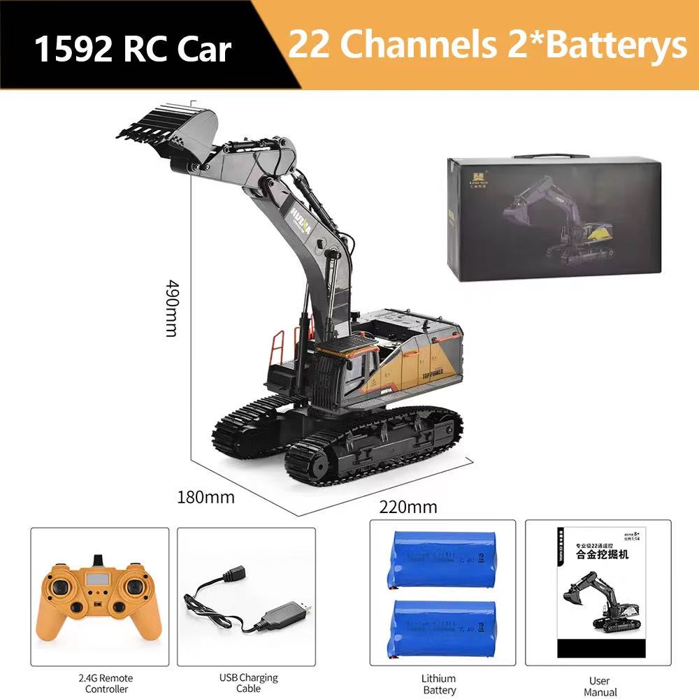 Rc Hobby Grade Truck - HUINA 1592 1/14 Ölçekli 22 Kanallı