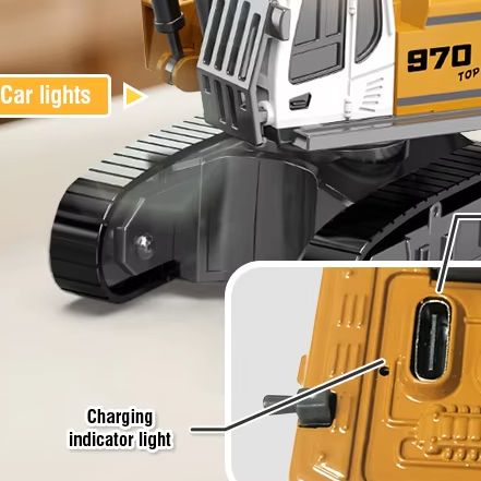 Rc Hobbyking Shop - 1:64 Ölçekli Masaüstü RC Araba, Işıklı