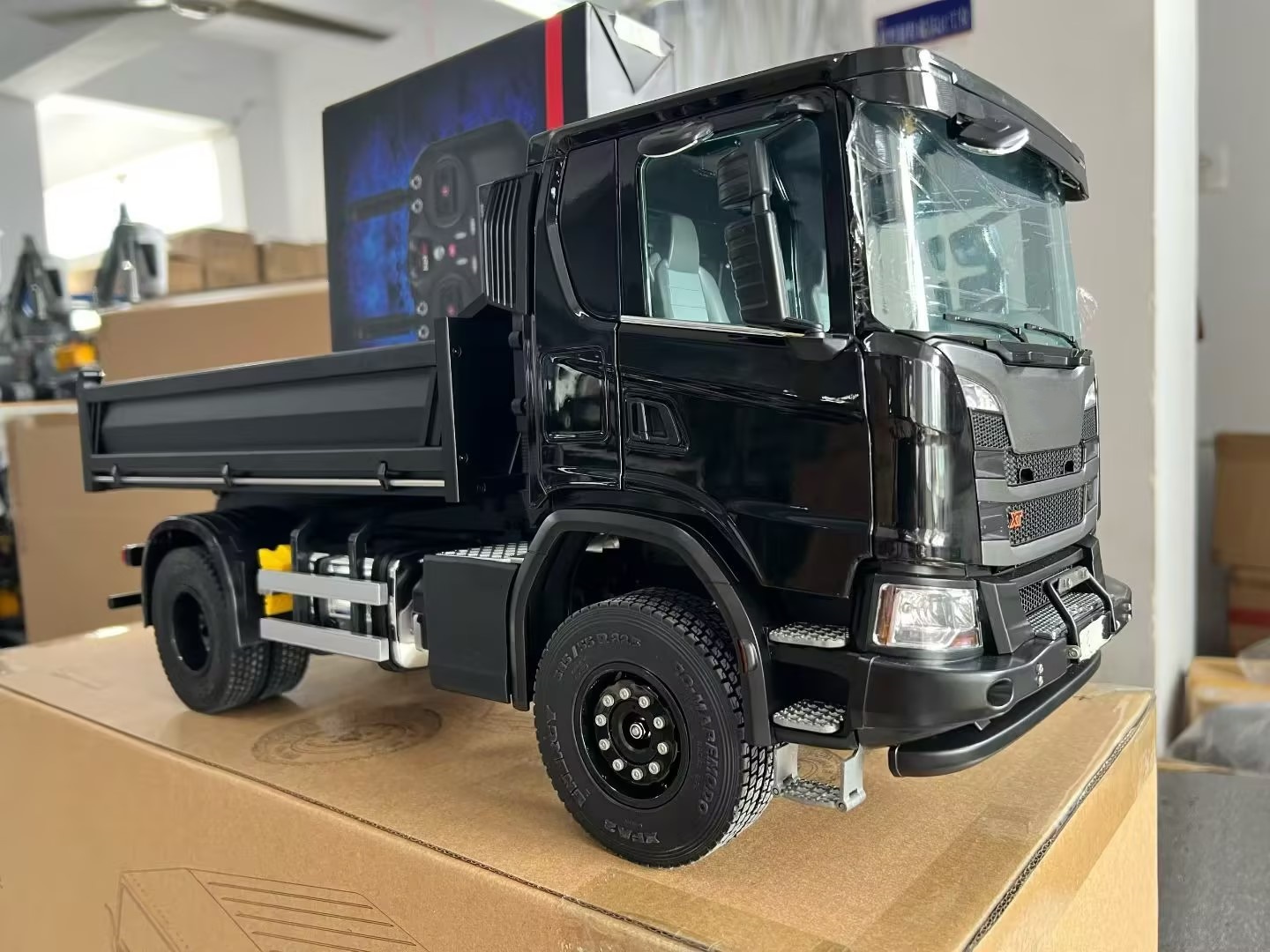 Rc Hobby Dump Truck - 1/14 CNC 4x4 DoubleE E022 RC