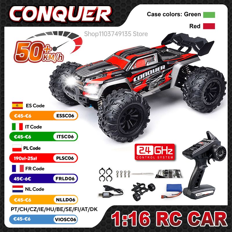 Rc Hobby Grade Truck - WLtoys 1:16 Ölçekli Büyük RC Araba