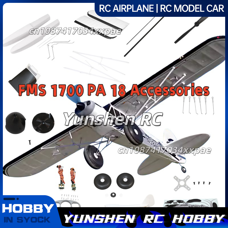 Rc Hobby & Maskinservice I Eskilstuna - FMS RC Uçak Çıkartmaları 1700mm PA-18