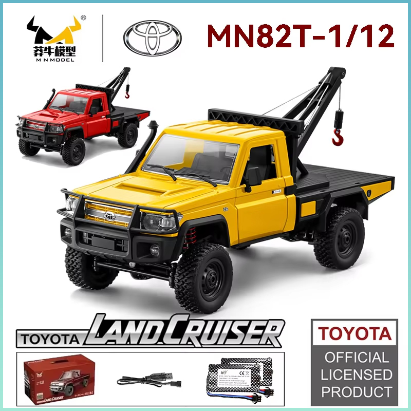 Rc Hobby Grade Truck - 1:12 MN82T Rc Araba Skymaker Retro