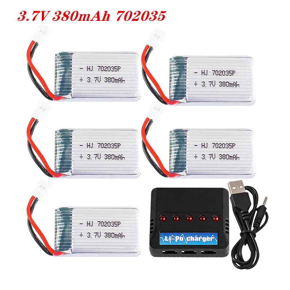 Rc Hobby Parts - 3.7V 380mah 702035 Lipo pil şarj