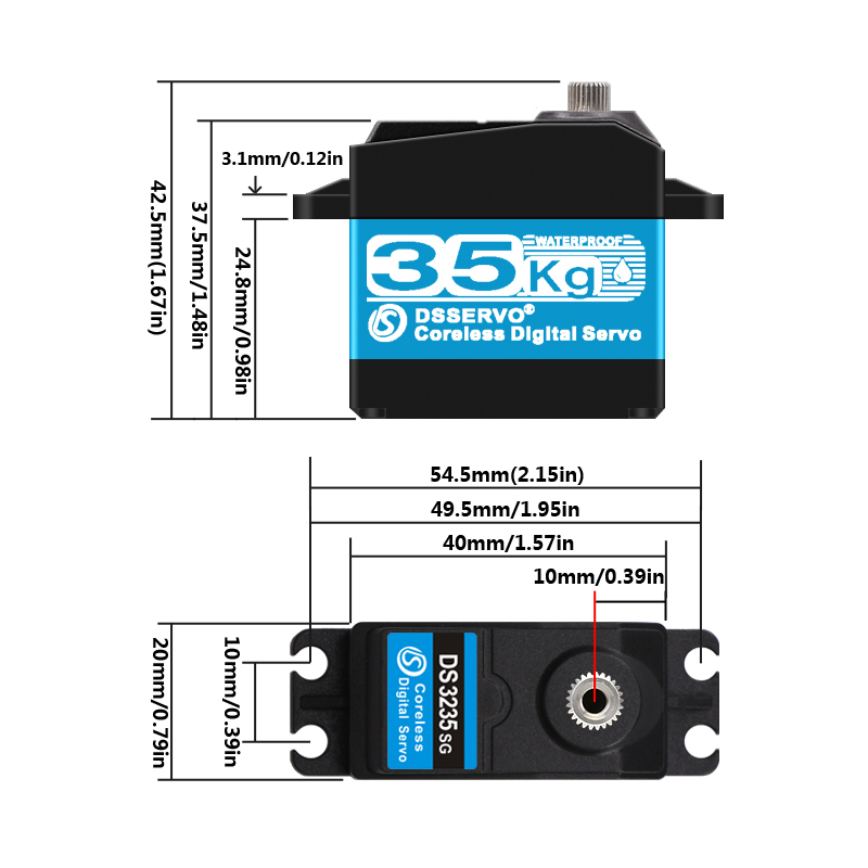 1X Servo 35kg Yüksek Torklu Çe - Rc Hobby Fly Store incelemesi ve fiyatı