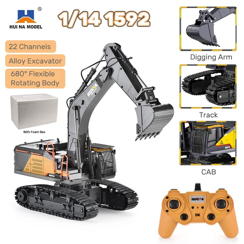 HUINA 1592 1/14 Ölçekli 22 Kan - Rc Hobby Grade Truck incelemesi ve fiyatı