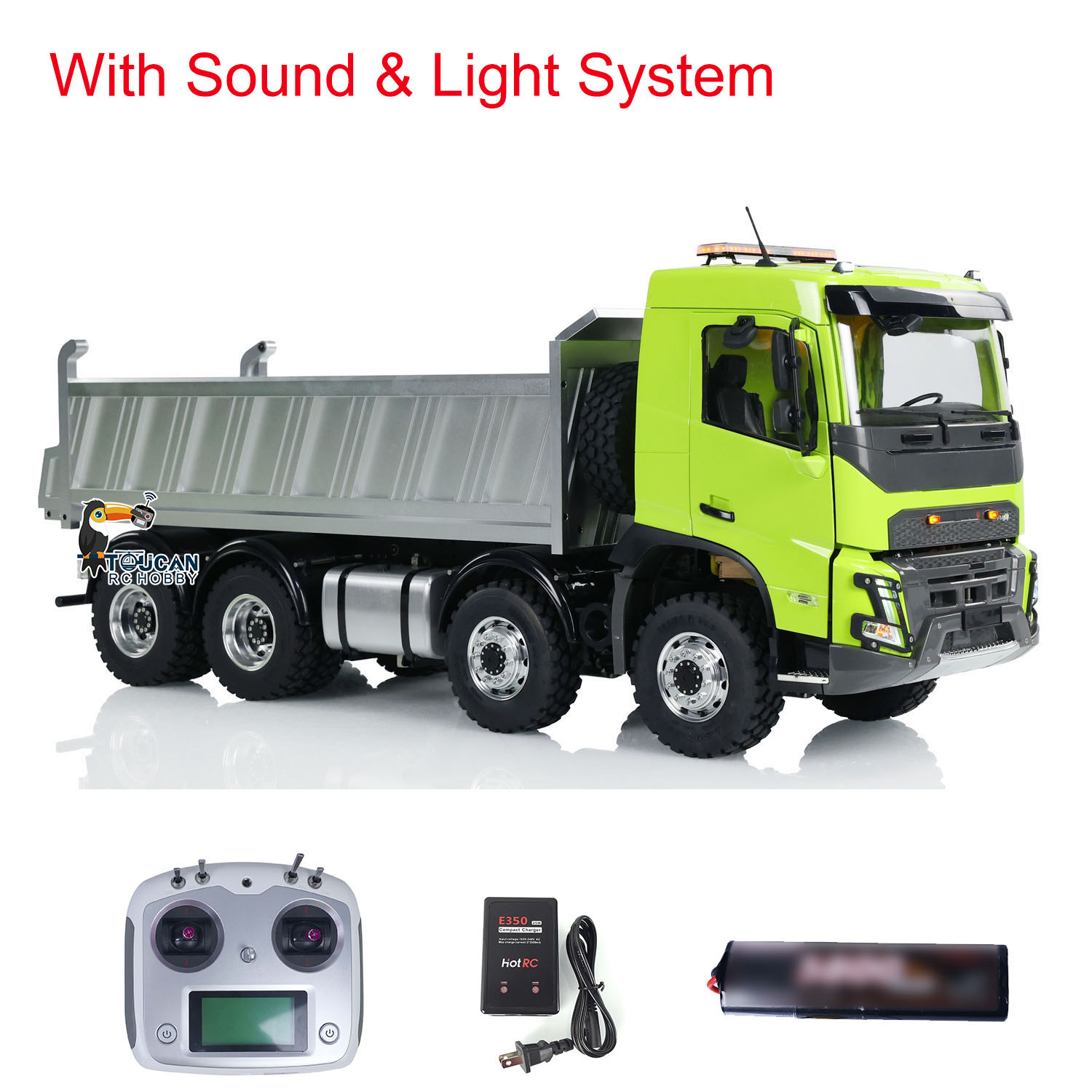 Özelleştirilmiş 8X8 1/14 LESU  - Rc Hobby Dump Truck incelemesi ve fiyatı