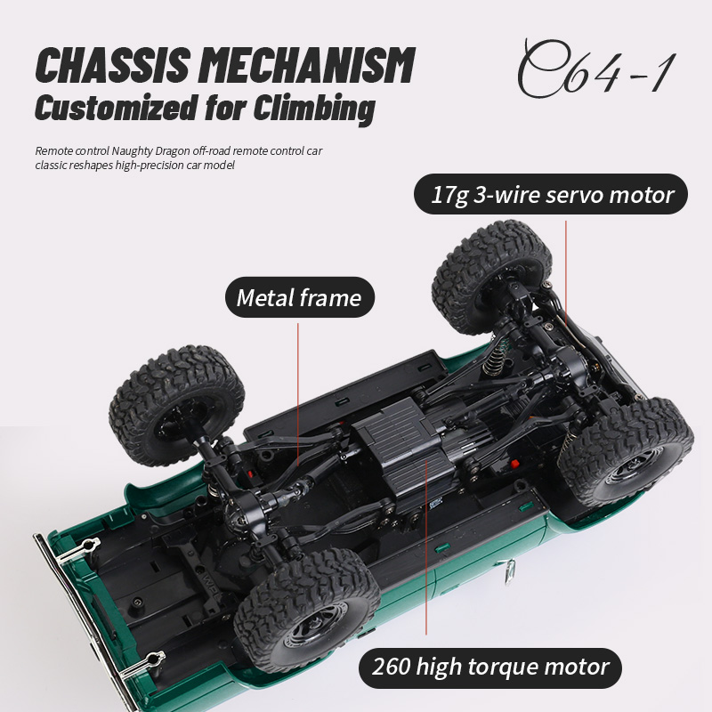 Tam Ölçekli WPL C64 4WD Tırman - Rc Hobby Grade Truck incelemesi ve fiyatı