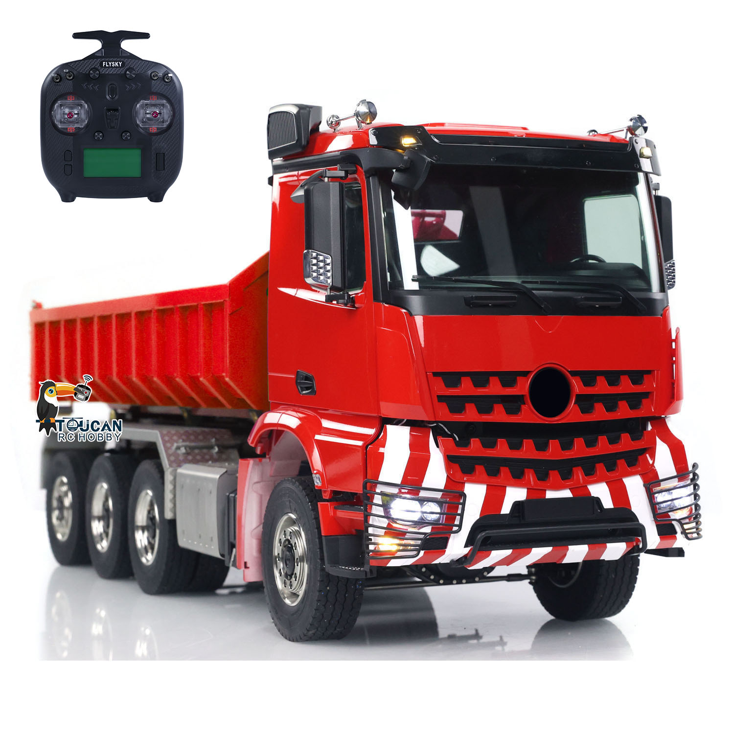 1/14 8x8 RC Hidrolik Tam Dampe - Rc Hobby Dump Truck incelemesi ve fiyatı