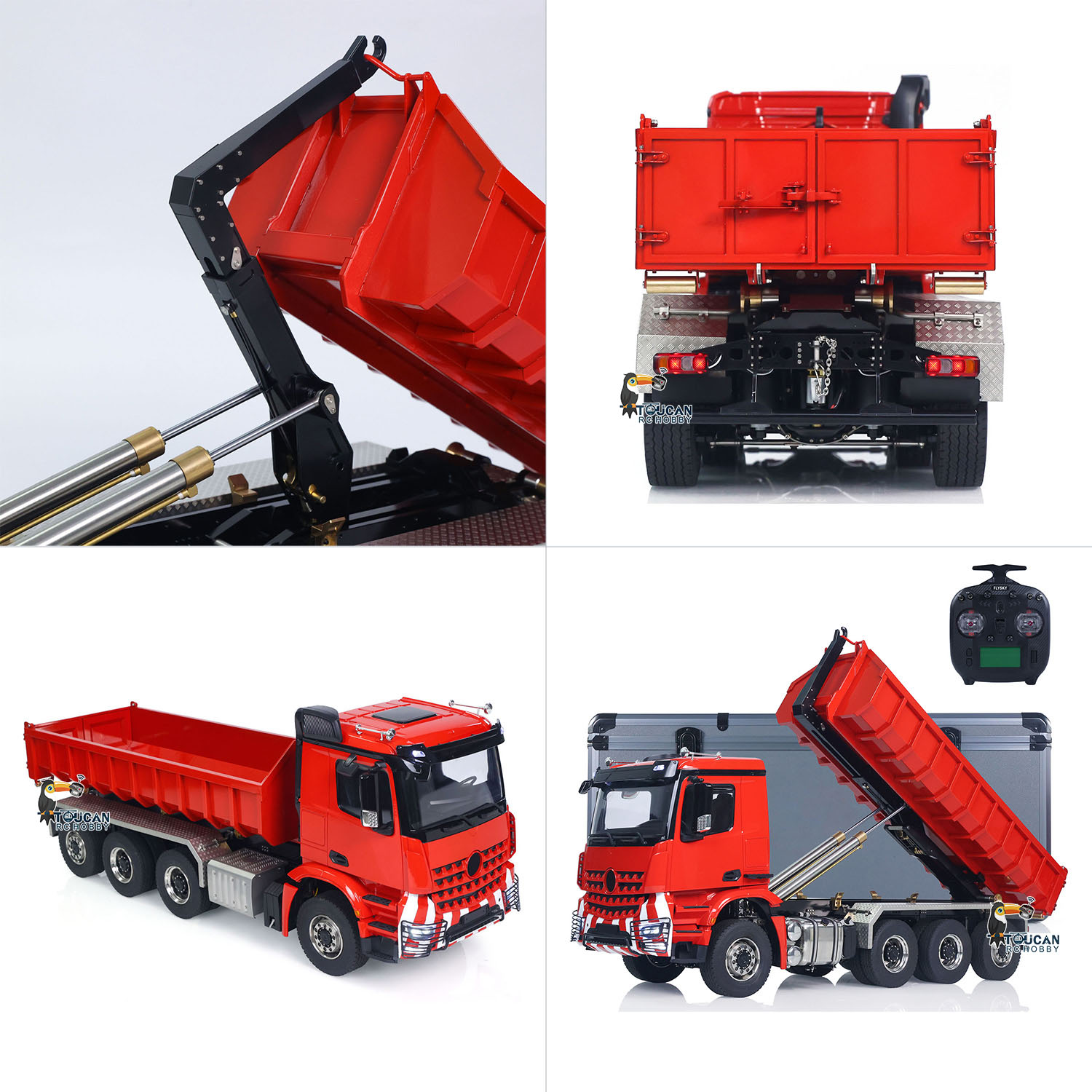 1/14 8x8 RC Hidrolik Tam Dampe - Rc Hobby Dump Truck incelemesi ve fiyatı