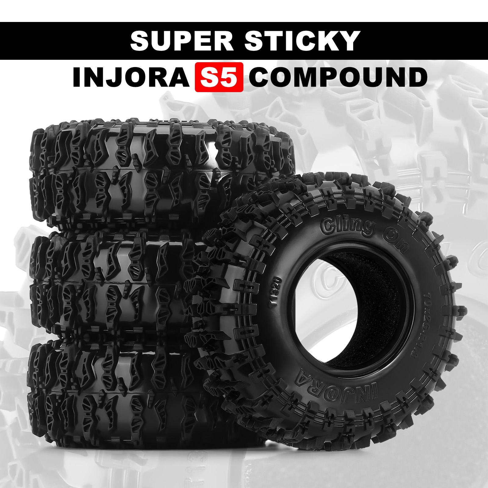 INJORA 1.3 inç ClingOn Lastikl - Rc Tire Foam Insert incelemesi ve fiyatı